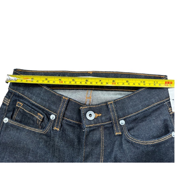 NWT Baldwin ‘The Rose’ Modern Boot Jeans Dark Wash Mid Rise Size 24 - Picture 3 of 10